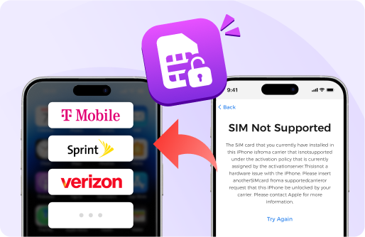 Unlock iPhone Carrier to Use Any SIM Card