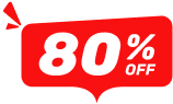 80% off