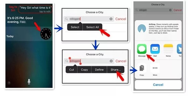 Siriを使って使用不可のiPhoneを回避する