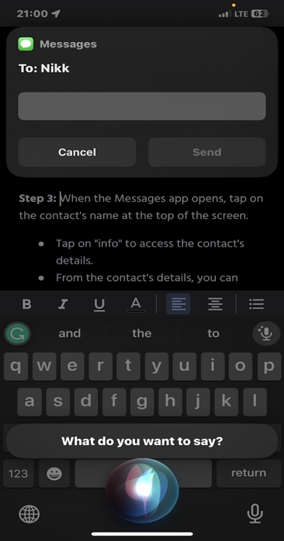 Ask Siri to send a text message | Bypass Screen Time Passcode On iPad Without Password