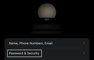 Adjust iCloud Password | Change iCloud Password
