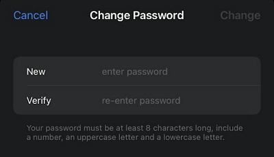 iCloud password | Change iCloud Password