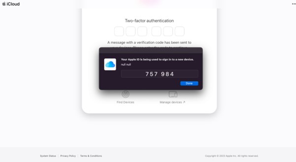 Erase iPhone in iCloud step 2