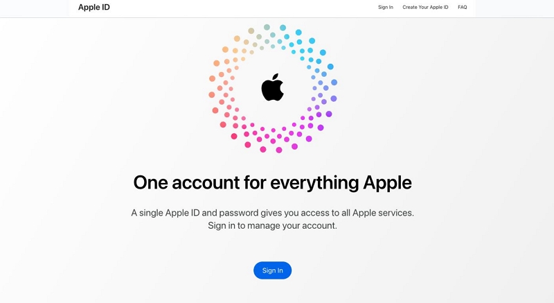 iCloudを使用してiPhoneを消去する手順1