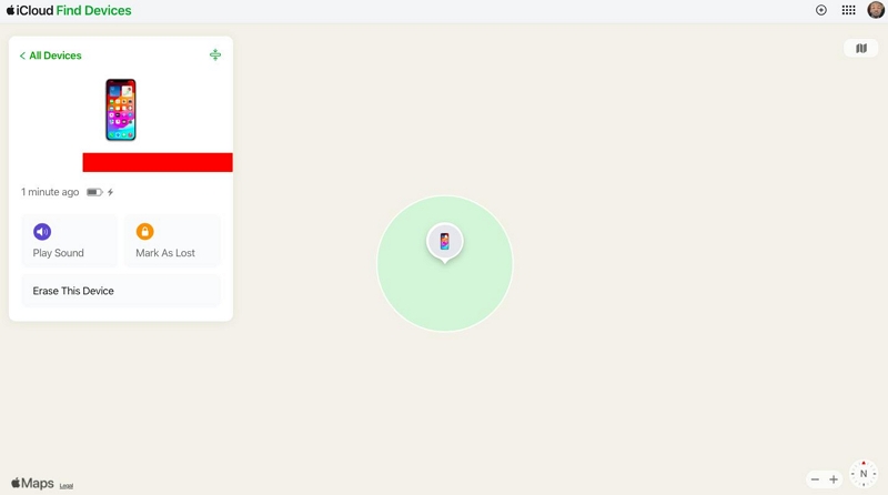 iCloud を使用して iPhone を消去する手順 3