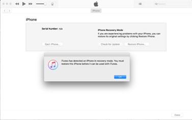Factory Restore iPhone via iTunes