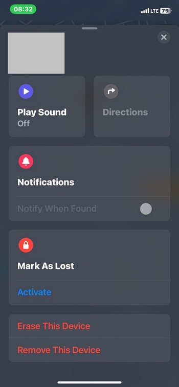 「探す」アプリでiPhoneを消去する