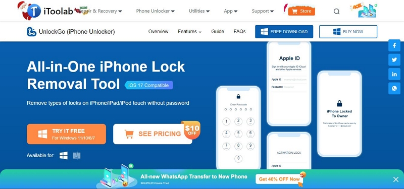 iToolab UnlockGo | 10 Best Apple MDM Bypass Tool