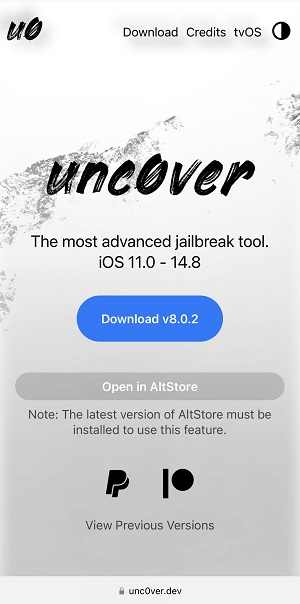 AltStore Safariで開く