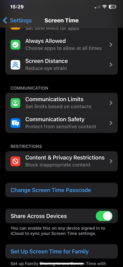 Turn Off Screen Time Via Forgot Passcode step 2