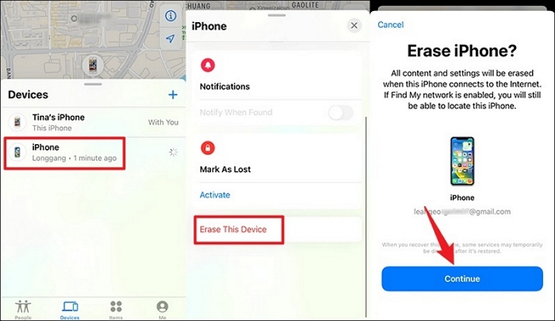 use find my app | Unlock iPhone Without Passcode or Computer