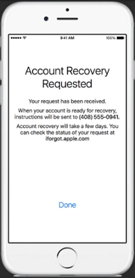account recovery | Forgot Apple ID Password