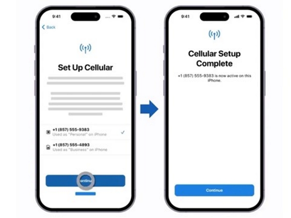 Confirm transfer | switching sim cards iphones