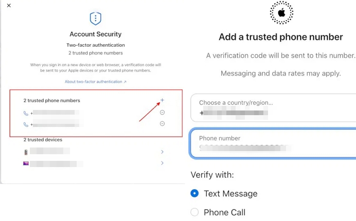 click plus | Get Apple ID Verification Code Without Phone