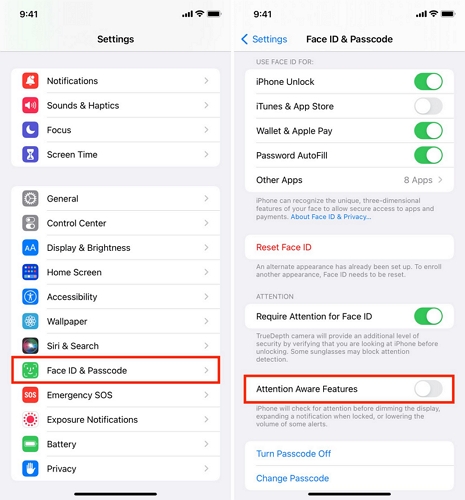 Attention-Aware | What Is Auto Lock on iPhone