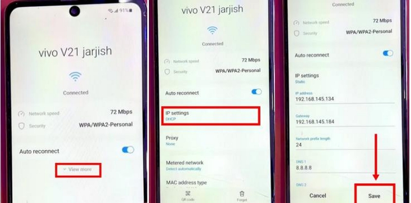 IP Settings | samsung frp bypass tool