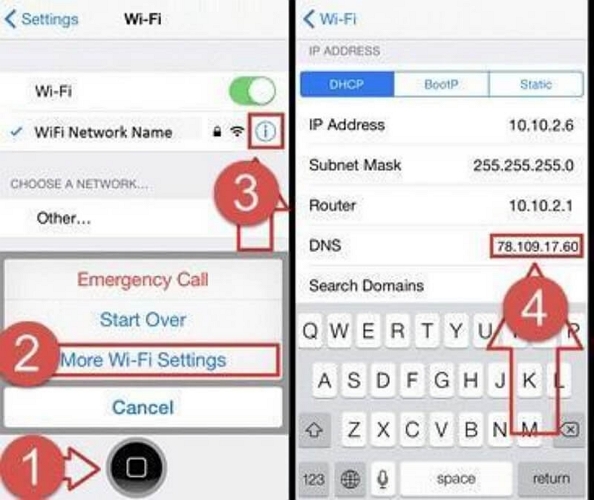 set an IP address | Bypass iPhone Activation Lock Without Computer