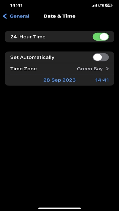 Set Automatically | bypass screen time passcode as children