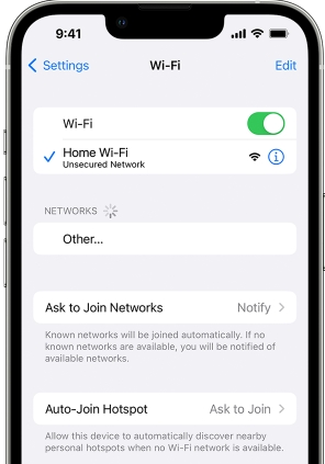 enable iPhone network | Can’t Turn Off Find My iPhone