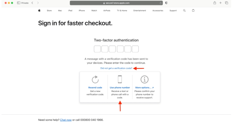choose use phone number | Get Apple ID Verification Code Without Phone