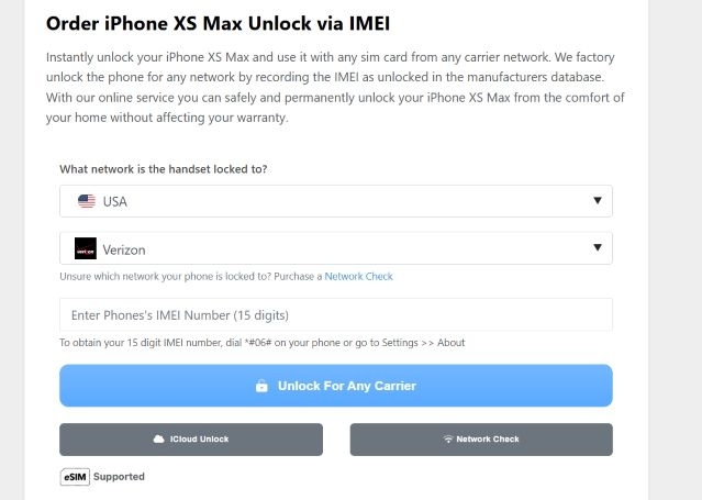 use DirectUnlocks | Unlock Verizon iPhone