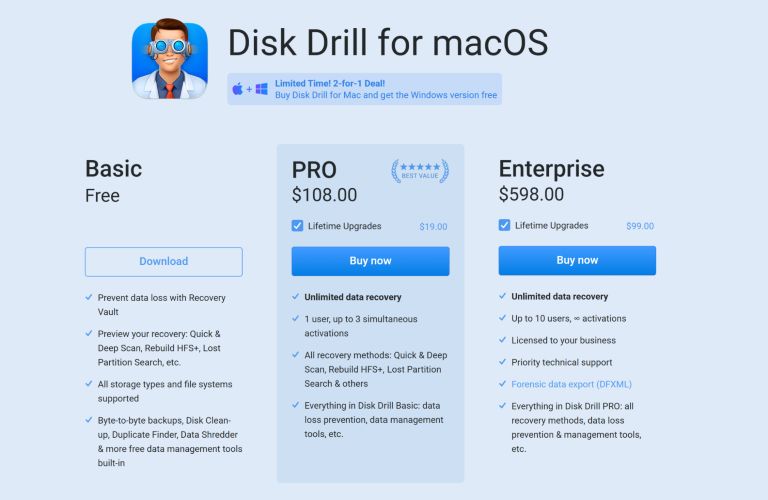 paid license | Disk Drill iPhone Recovery
