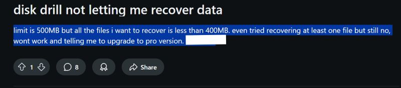 complaints | Disk Drill iPhone Recovery