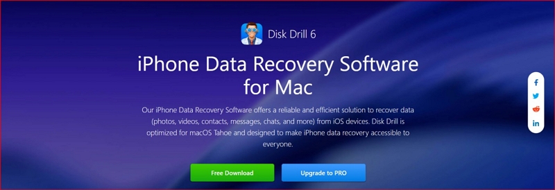 Disk Drill | free iphone data recovery software