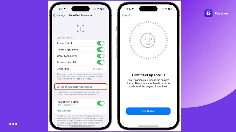 passcode entry | iphone unavailable