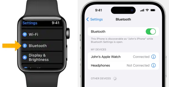 turn on Bluetooth | Unlock iPhone With Apple Watch Without Passcode