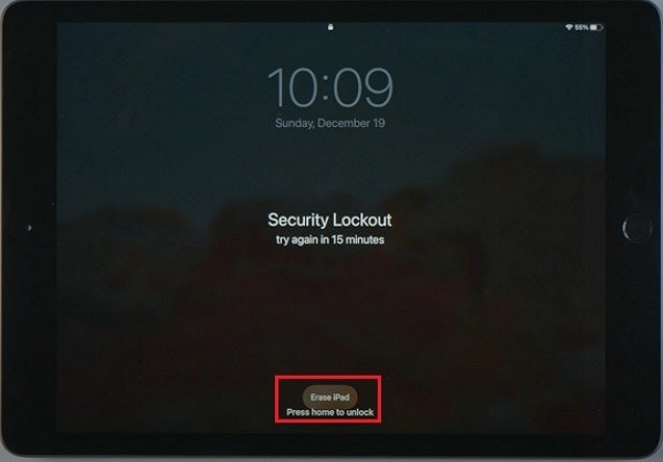 unlock it directly from the screen | how to unlock disabled ipad without itunes