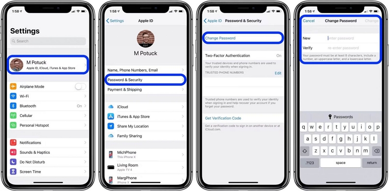 change password | how to unlock ipad without apple id