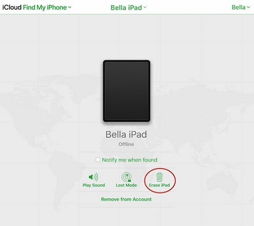 Erase iPad | how to unlock ipad when disabled