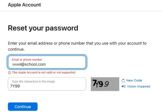 revoked Apple ID | This Apple ID Is Not Valid or Not Supported