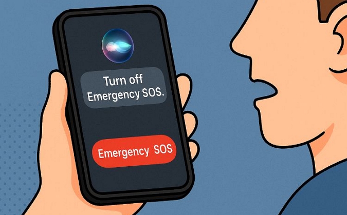 ask Siri to shut down phone | iPhone Stuck on Emergency SOS
