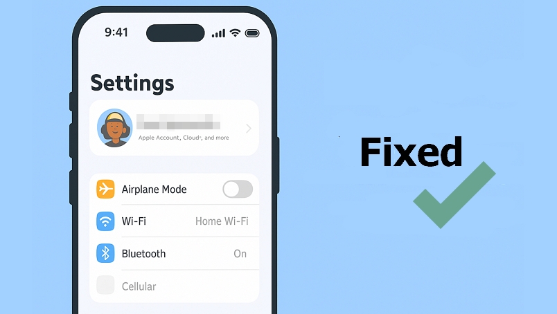 fix guide | Fix Apple ID Greyed Out