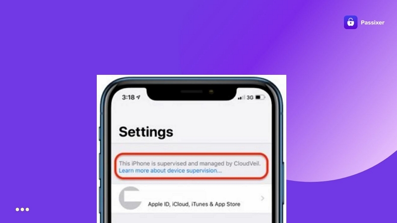 This iPhone is supervised | Sign Out of Apple ID