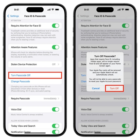 turn off iPhone passcode | Unable to Check for Update iPhone