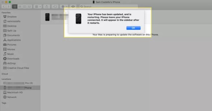 iPhone restart | Unable to Check for Update iPhone