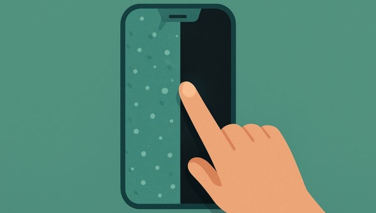 press spots | Remove White Spot on iPhone Screen
