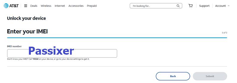 hit Submit | Unlock iPhone Carrier Online