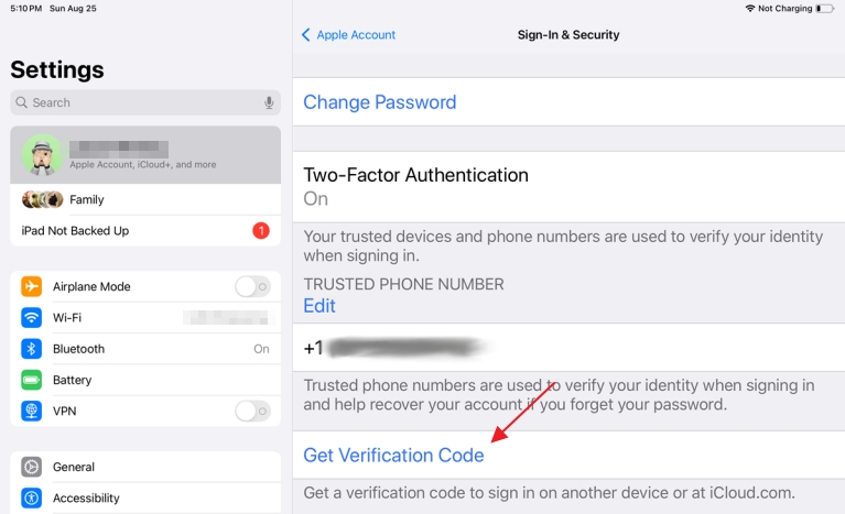 get code on iPad | Get Apple ID Verification Code Without Phone
