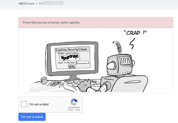 click Check | IMEI24