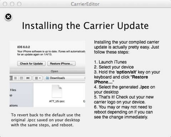 Restore iPhone | how to change carrier on iphone