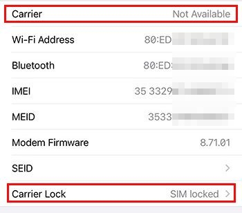 SIM Locked | Invalid SIM iPhone
