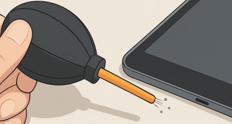 use hand pump | iPad Stuck in Headphone Mode