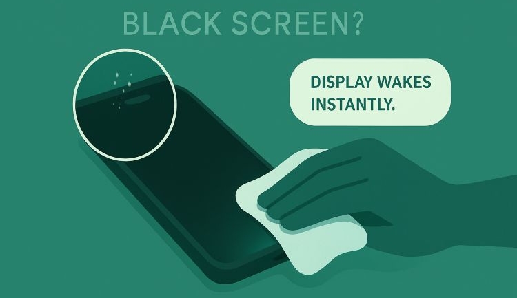 uncover TrueDepth camera | iPhone Black Screen