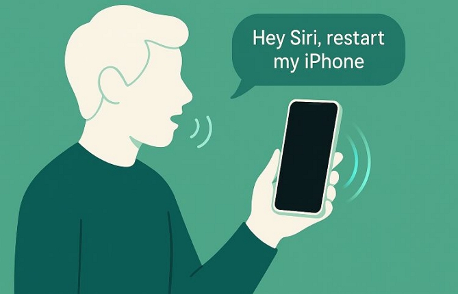 reboot iPhone with Siri | iPhone Black Screen