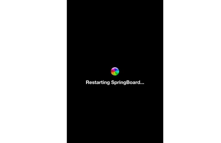 Re-spring | iPhone Black Screen Spinning Wheel