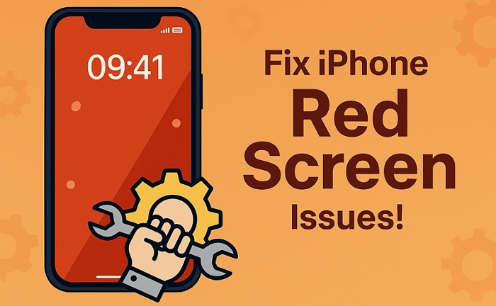 turn red screen to normal one | iPhone Red Screen